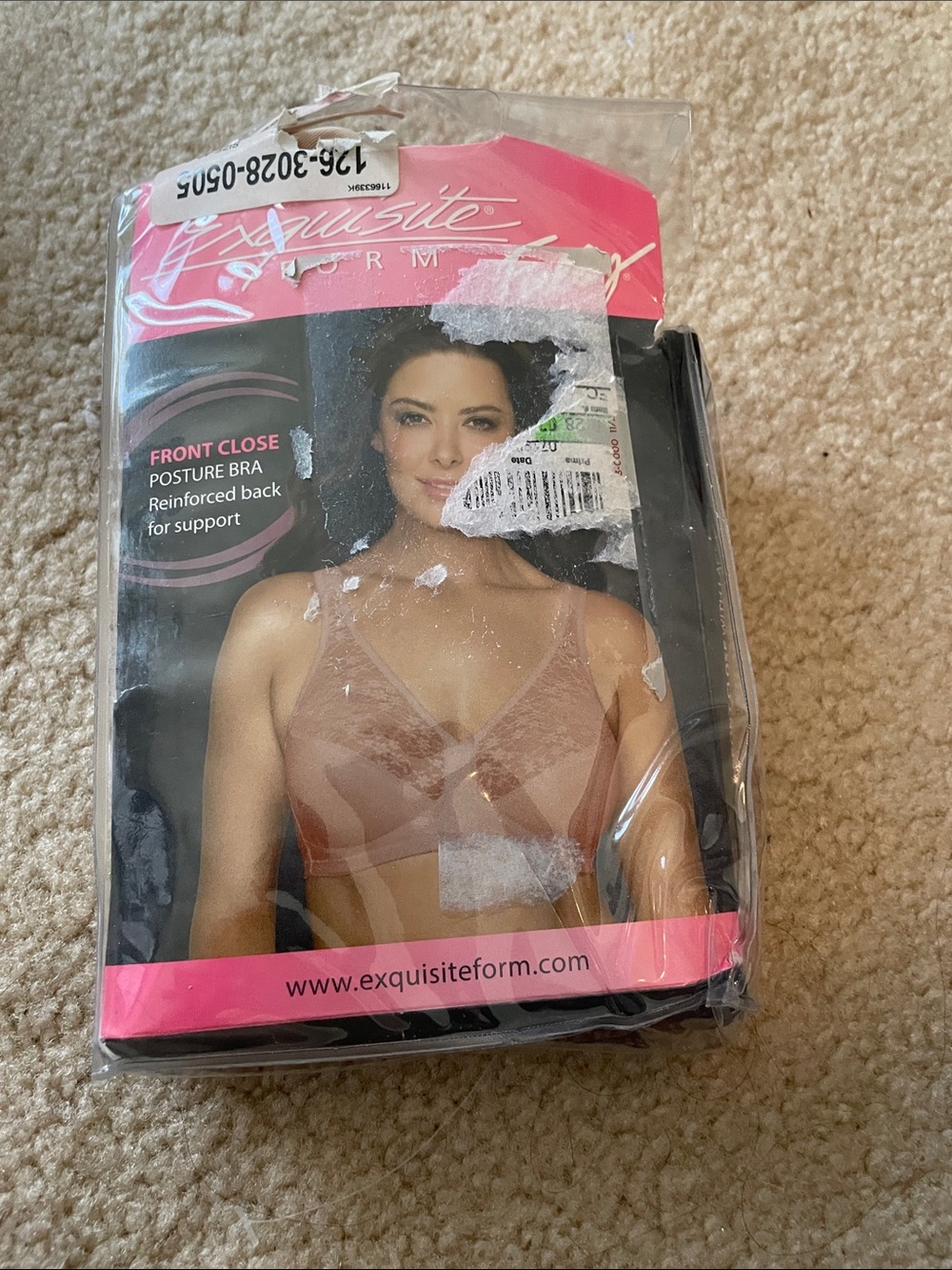 Exquisite Form Front-Close Posture Bra in Nude
